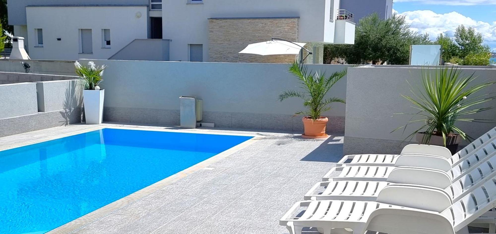Apartments Le Mare - Pool, Sandstrand, Meerblick, W-Lan, Grill Privlaka  Exterior photo